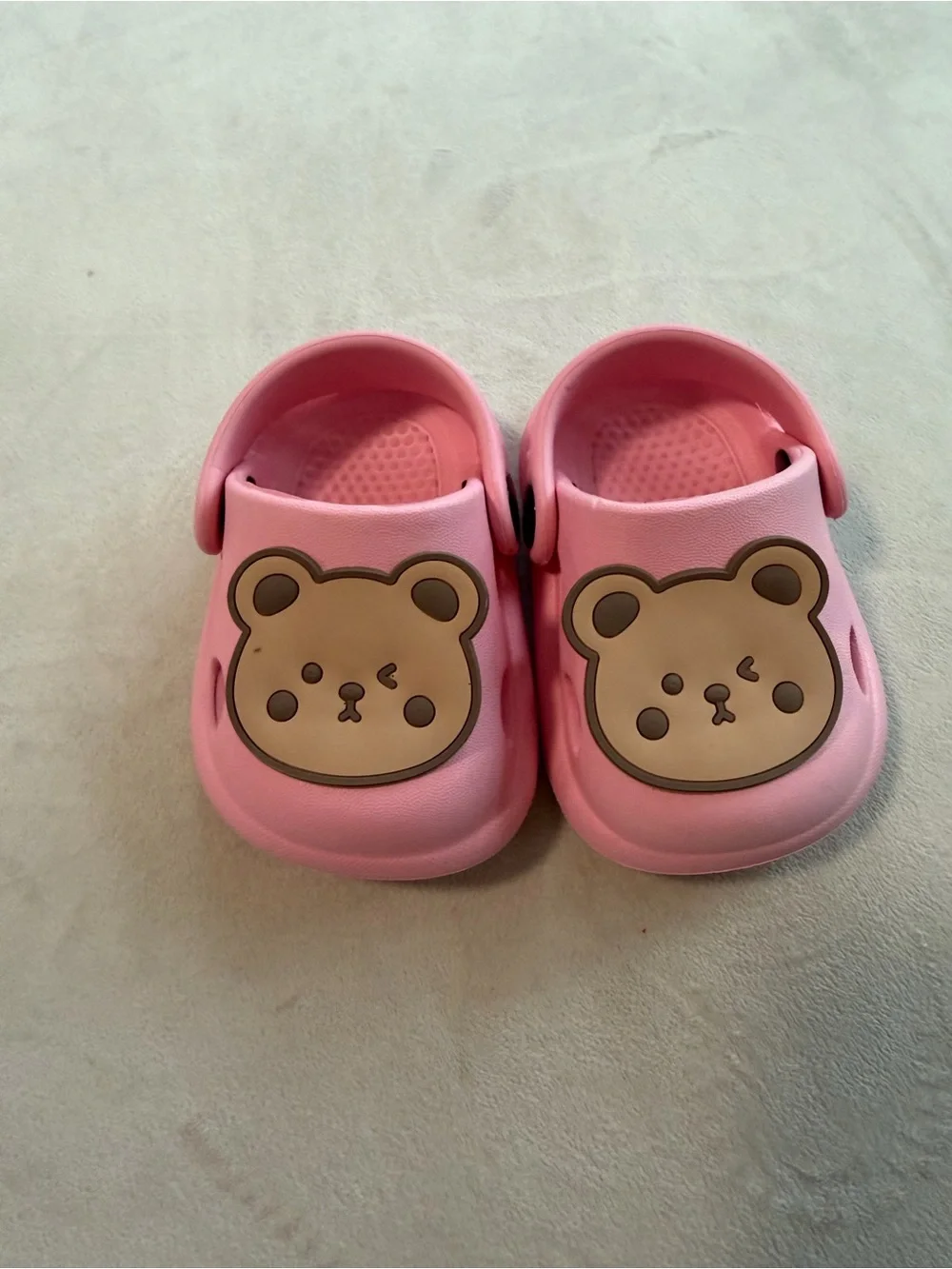 Pink Bear Kids Clogs